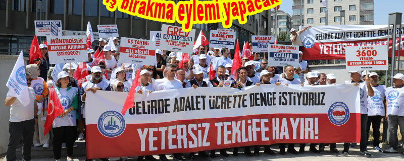 Memurlar pazartesi 81 ilde iş bırakıyor