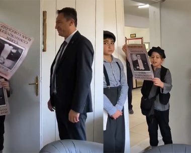 Yeşilovalı öğrencilerden belediyede manidar gösteri