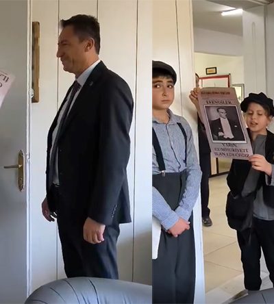 Yeşilovalı öğrencilerden belediyede manidar gösteri