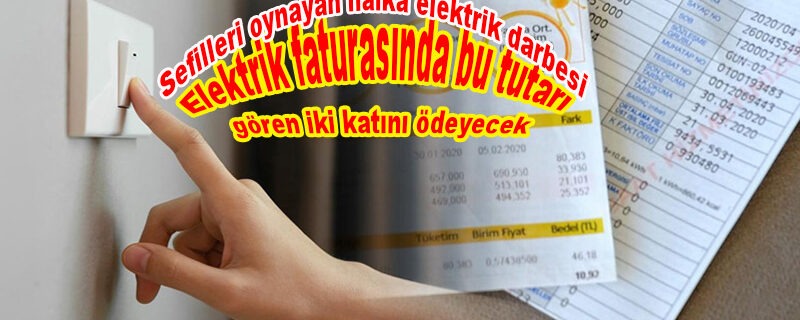 Sefilleri oynayan halka elektrik darbesi