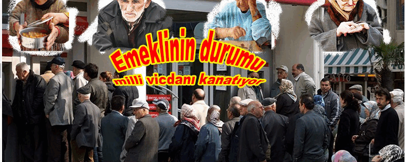 Emekliler yokoluşa terkedilmişe benziyor