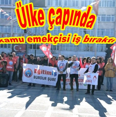 200 bin kamu emekçisi iş bıraktı