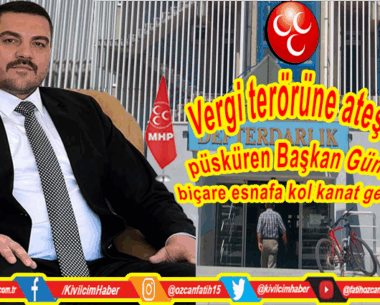 Başkan Gün, biçare esnafa kol kanat gerdi