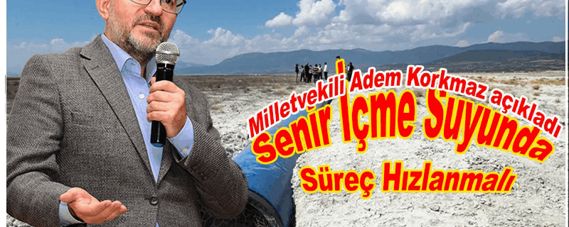 Senir İçme Suyunda Süreç Hızlanmalı