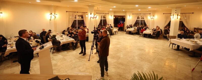 Başkan Ercengiz’den yemekli 10 Ocak kutlaması