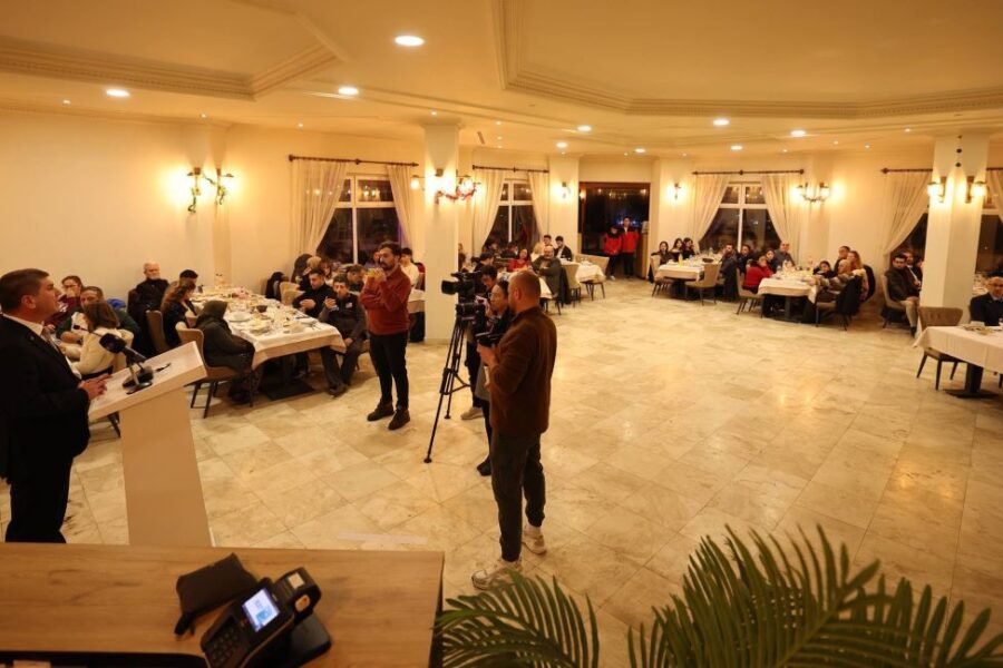 Başkan Ercengiz’den yemekli 10 Ocak kutlaması