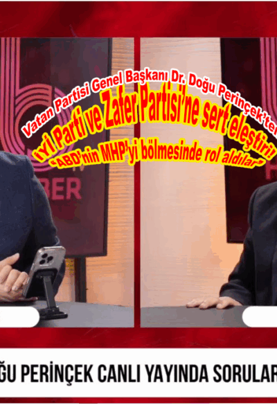 İYİ Parti ve Zafer Partisi’ne sert eleştiri!