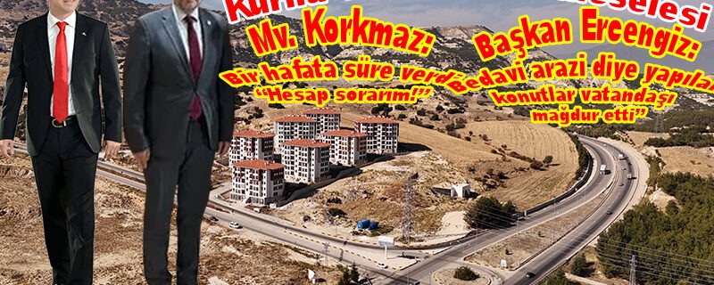 Kurna TOKİ konutlarında infial