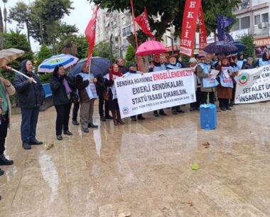 Emekliler meydanlarda