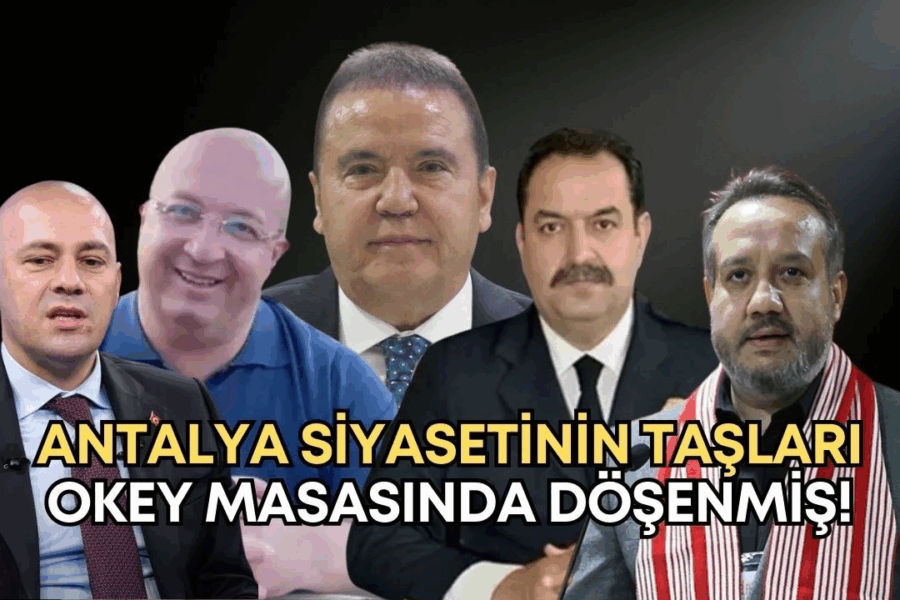 Antalya siyasetinin taşları okey masasında döşenmiş!