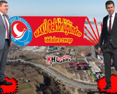 MAKÜ Rektörlüğünden iddialara cevap