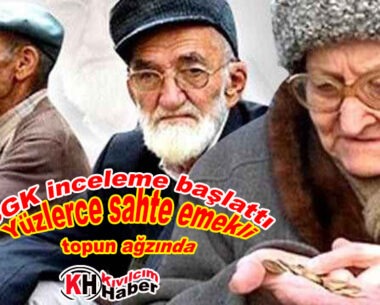 Sahte sigortayla emekli olmuş sahte emeklilere operasyon