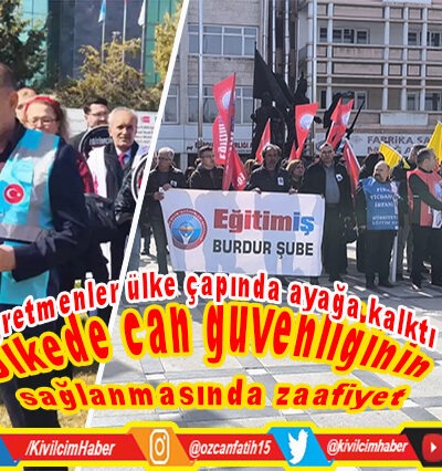 Ülkede can güvenliği sağlanamıyor