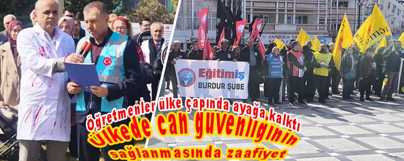 Ülkede can güvenliği sağlanamıyor