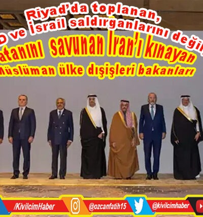 Altında Türkiye’nin de imzası bulunan utanç bildirisi!
