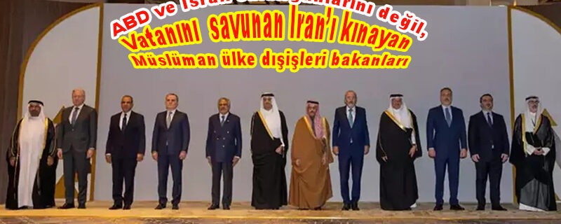 Altında Türkiye’nin de imzası bulunan utanç bildirisi!