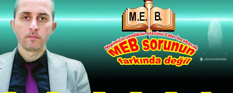 MEB sorunun farkında değil