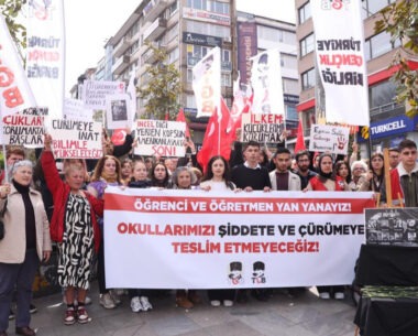 TGB-TLB eğitimde şiddete çözüm için meydanlara çıktı