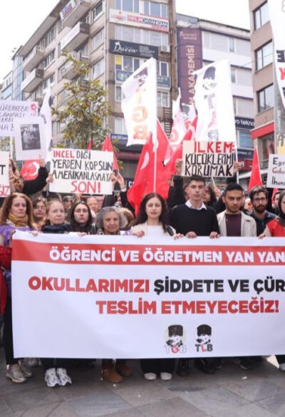 TGB-TLB eğitimde şiddete çözüm için meydanlara çıktı
