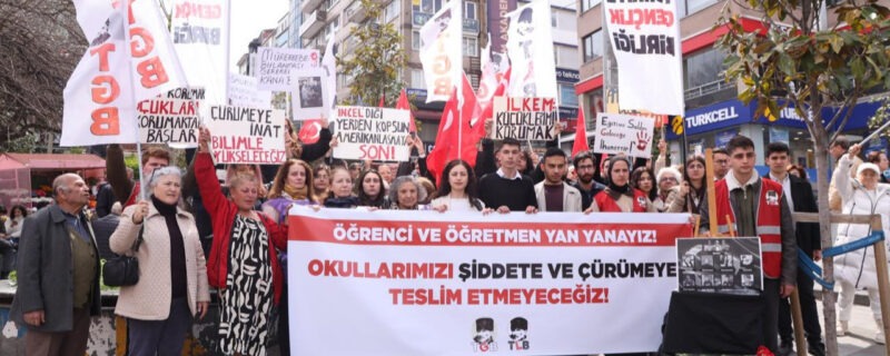 TGB-TLB eğitimde şiddete çözüm için meydanlara çıktı