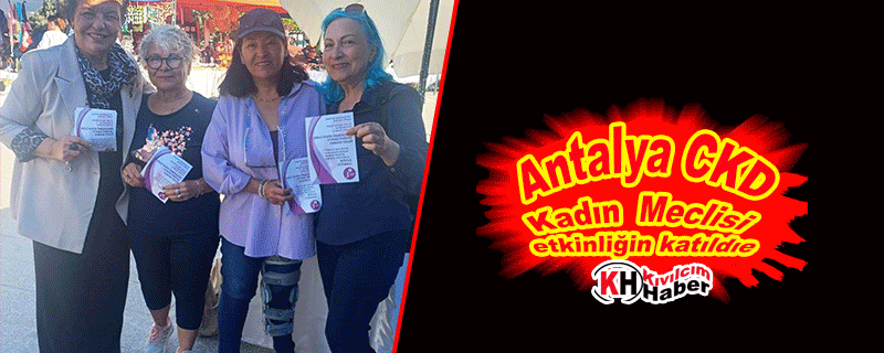 Antalya CKD, Üreten Kadınlar etkinliğinde