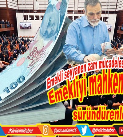 Emekliyi mahkeme kapılarında süründürenlerin ayıbı!