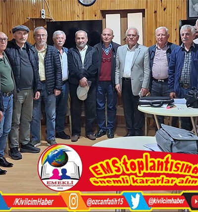 EMS aylık toplantısında önemli kararlar alındı