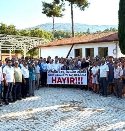 Kaş halkından Antalya Valiliğine: “Çekin ellerinizi köylerimizden!”