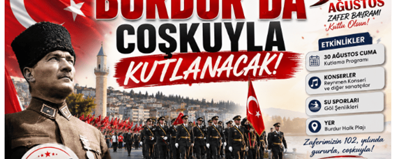 30 Ağustos Zafer Bayramı Coşkuyla Yaşanacak