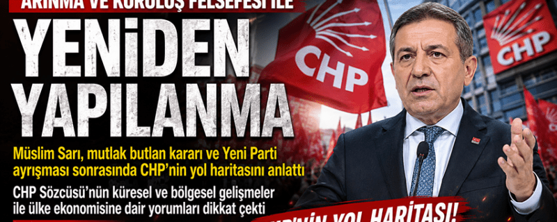  “Arınma ve kuruluş felsefesi ile yeniden yapılanma”