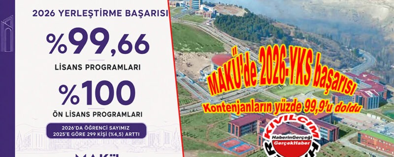 MAKÜ’de 2026-YKS başarısı: Kontenjanların yüzde 99,9’u doldu