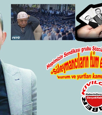 “Süleymancıların tüm eğitim, sağlık kurum ve yurtları kamulaştırılsın!”
