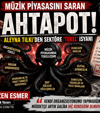Müzik piyasasını saran ahtapot! Aleyna Tilki’den sektöre ‘tekel’ isyanı