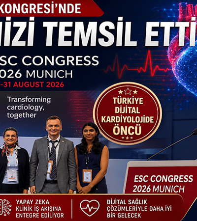 Münih ESC Kongresi’nde ülkemizi temsil etti