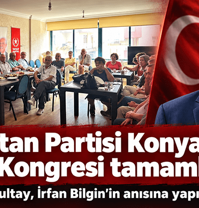 Vatan Partisi Konyaaltı İlçe Kongresi tamamlandı