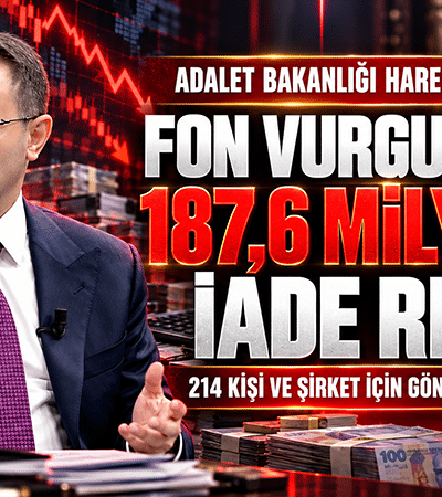 Adalet Bakanlığı Fon Vurgununda resti çekmeye hazırlanıyor