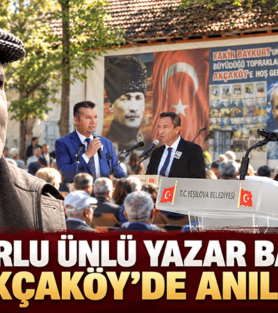 Burdurlu ünlü yazar Baykurt Akçaköy’de anıldı