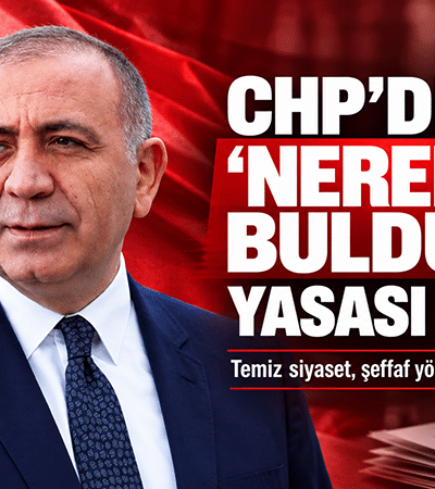 CHP’den ‘Nereden Buldun?’ yasası çağrısı